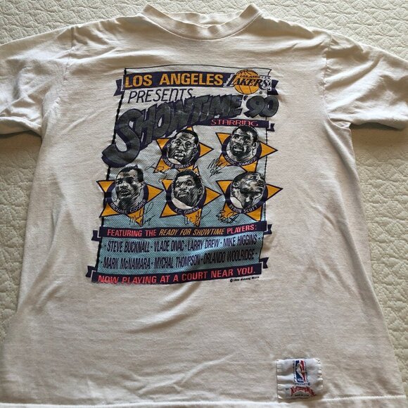 Nutmeg Mills Other - Los Angeles Lakers Showtime Team 1990 t shirt Men Size Med, Nutmeg Mills Vintage